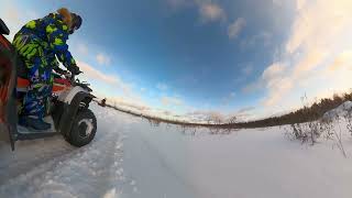 atv snow kayo mini bull 125 gopro [upl. by Mansoor]