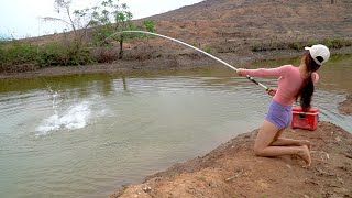 Fishing Videos  Amazing Fishing  Beautiful Girl Big Fishing [upl. by Tarton693]