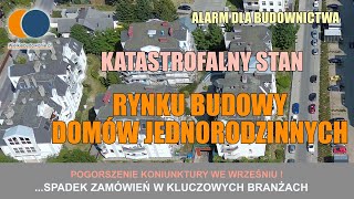 Wiadomości Budowlane Wrzesień 2024 1 Katastrofalny stan rynku budowy domów jednorodzinnych [upl. by Scheld]