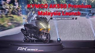 KYMCO AK550 Premium Malaysia Launch by Modenas [upl. by Anem]