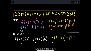 ❖ Composition of Functions ❖ [upl. by Ahsiam]