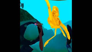 When your friend is mesmerized by the golden squid in Squid Smack VR Free on the Meta store [upl. by Demahum]