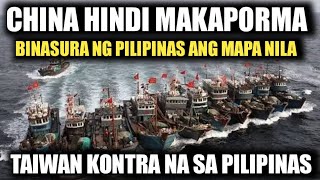 LAGOT SILA BINASURA NG PILIPINAS ANG BAGONG MAPA NG CHINA TAIWAN KONTRA DIN  sirlester [upl. by Adias]