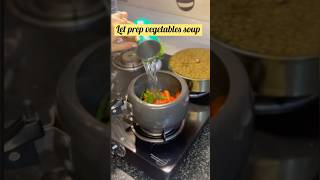 Let prep vegetables soup minivlog recipe food [upl. by Nodle]