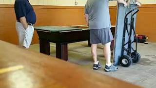 How to take apart a pool table  with slate break down  Home Billiards [upl. by Akeryt853]