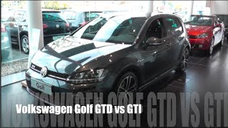 Volkswagen Golf GTD vs GTI [upl. by Atteram305]