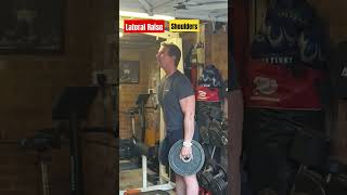 Shoulder Lateral Raises  With Weight Plates [upl. by Alaine]