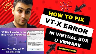 How To Fix VTx is disabled in the BIOS for both all CPU modes VERRVMXMSRALLVMXDISABLED [upl. by Eedrahs745]