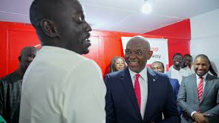 Our Founder Tony O Elumelu CFR visits Racine Sarr a 2015 Tony Elumelu Entrepreneur from Senegal [upl. by Shrier]