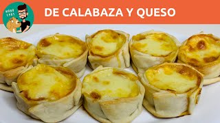 Cómo Hacer Canastitas de Calabaza y Queso con Tapas de Empanada  Relleno Extra Cremoso  MONO 1981 [upl. by Pelletier]