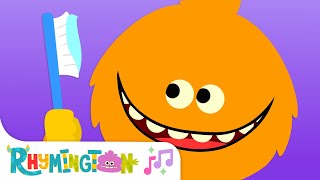 Brush Your Teeth  Monster Songs for Kids  Rhymington Square [upl. by Ariamo]