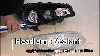 Headlights open amp reseal tutorial [upl. by Annodahs]