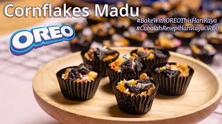 Biskut Cornflake Madu dengan OREO [upl. by Bridges109]