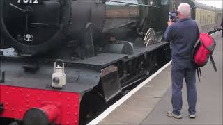 SCENIC JOURNEY BY STEAM TRAIN WATCHET TO MINEHEAD WSR 24 SEPTEMBER 2024 [upl. by Gautier175]