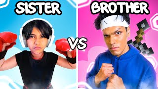 Brother Vs Sister Roblox Challenge [upl. by Eycats498]