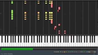 Great Balls Of Fire Piano Synthesia [upl. by Aztinay801]