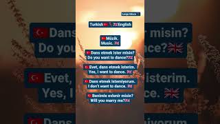 İngilizce Türkçe Diyalogları 33 english englishgrammar turkishclass turkish [upl. by Ydnih]