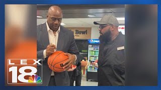 Magic Johnson visits Georgetown Kentucky [upl. by Sirk]