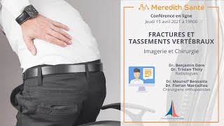 Fractures et tassements vertébraux – Imagerie et Chirurgie [upl. by Lakin]