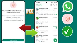 Je hebt de officiële WhatsApp nodig om dit accountprobleem op te lossen  Hoe je het oplost [upl. by Ingvar]