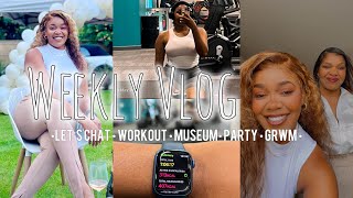 WEEKLY VLOG UK  Chitchat • Workout with me • Museum • GRWM [upl. by Otokam]