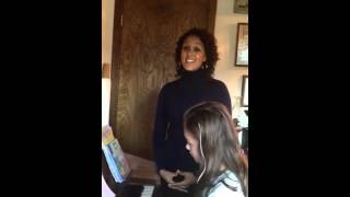 Tamera Mowry singing again [upl. by Ruenhcs]