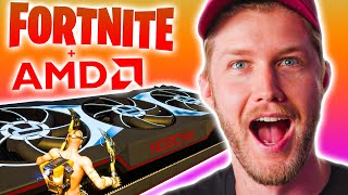 Checking out the AMD RX 6000 videocards in Fortnite [upl. by Baily234]