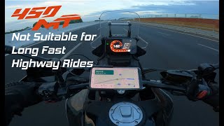 CFMOTO 450MT  Not Suitable for Long Fast Highway Rides [upl. by Anez714]