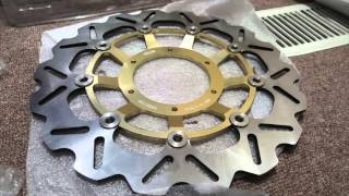 EBay Brake Rotors Review Arashi Honda CBR 600RR [upl. by Harpp]