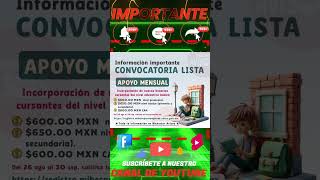 💥🎓🚨Fecha de la próxima CONVOCATORIA del programa MI BECA PARA EMPEZAR📅📝🫨 [upl. by Busch594]