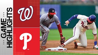 Nationals vs Phillies Game Highlights 7123  MLB Highlights [upl. by Eon478]