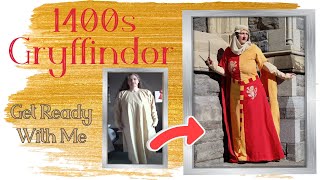 Get Ready with Me  15th Century Gryffindor Kirtle Gown [upl. by Jada]