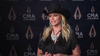 Miranda Lambert Interview on Parker McCollum and 2024 CMA Awards [upl. by Ynnob907]