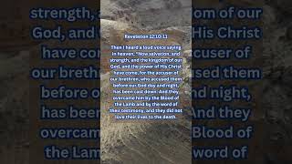 Revelation 121011 bibleverseoftheday biblepassage [upl. by Lozano144]