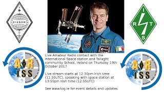 Amateur Radio contact with International Space Station and Tallaght Community School [upl. by Arocahs463]