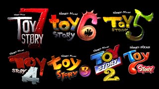 Toy Story 1234567 Trailer Logos 19952036  Redesign Concepts 4K [upl. by Dann22]