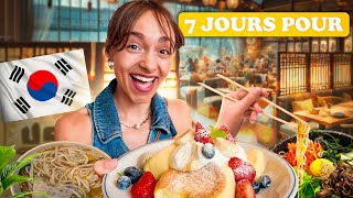 7 JOURS POUR  MANGER LE MEILLEUR et le pire  À SÉOUL [upl. by Atirb]