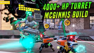 4000HP McGinnis Build With Immortal Turrets [upl. by Ahsii]