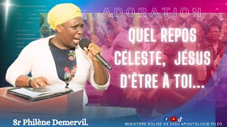 181 Français chant despérance quel repos celeste Jésus dêtre à toiADORATIONMEDAF RD [upl. by Ecnerual]