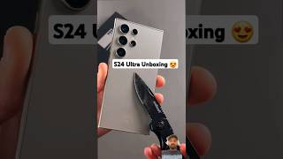 S24 Ultra Unboxing 😍 trending shorts samsung s24ultra [upl. by Nwad]