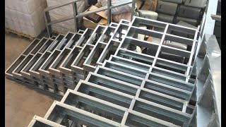 Staircase made of cold formed steel and light gauge steel house process [upl. by Concoff453]