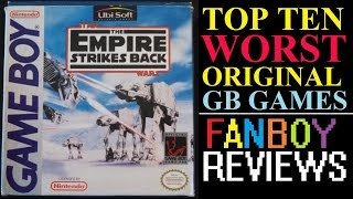 Top 10 Worst Original Game Boy Games Black amp White Handheld [upl. by Neelsaj]