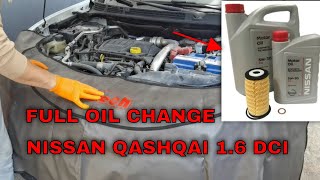 Nissan Qashqai 16 DCI Full Service Job [upl. by Colby]