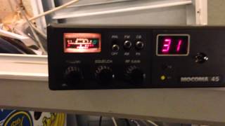 Cybernet Mocoma 45 CBRadio with scan modded [upl. by Ecire]