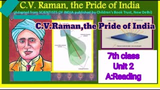 CVRamanthe Pride of India ll 7th class [upl. by Niawd]