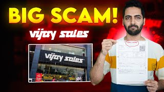 Vijay Sales Big Fraud With Me  Be Safe [upl. by Llemij]