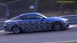 Prototype 2014 BMW M435i Coupé testing on the Nürburgring Nordschleife [upl. by Coffin]