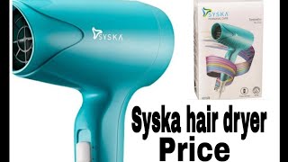 Review of Syska hair dryerpricehow to usegood or bad🙂🙂 [upl. by Avraham]