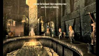 Skyrim Greybeard Council glitch Esbern With FIX [upl. by Airtemed854]