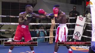 SAMUEL LARYEA VRS VANDORF OKRAH THE WARRIORS SHOWDOWN FIGHTNIGHT [upl. by Hyacinthie]